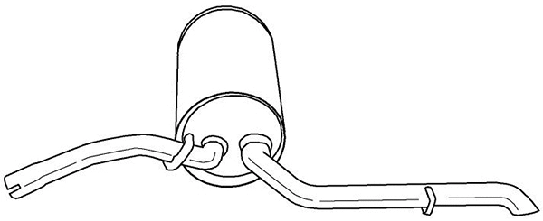 Rear Muffler (10636)