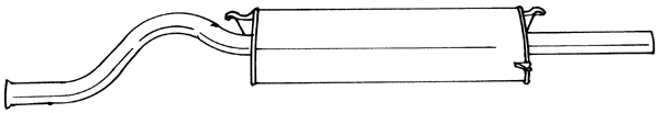Rear Muffler (72601)