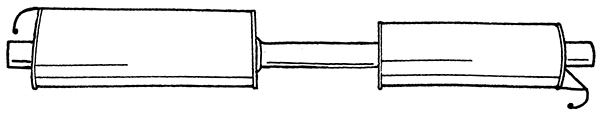 Centre Muffler (26443)