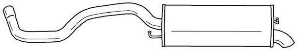 Rear Muffler (22662)