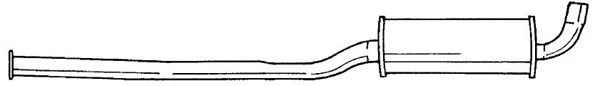 Centre Muffler (53407)