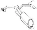 Rear Muffler (23631)