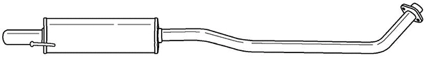 Centre Muffler (44474)