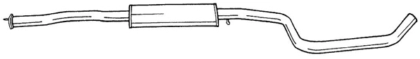 Centre Muffler (25453)