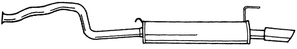 Rear Muffler (10607)