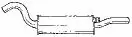 Rear Muffler (10606)