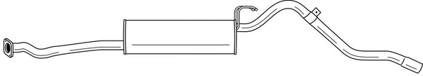Rear Muffler (44625)