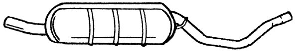 Centre Muffler (30406)