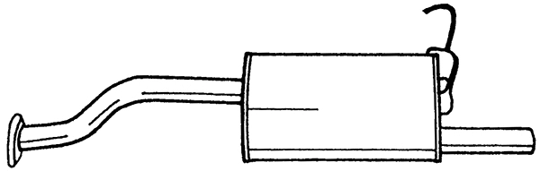 Rear Muffler (23609)