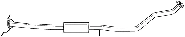 Centre Muffler (74412)
