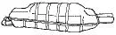 Rear Muffler (15651)