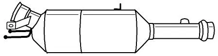 Soot/Particulate Filter, exhaust system (45322)