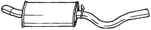 Rear Muffler (25608)