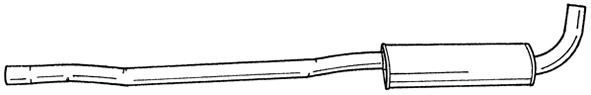 Centre Muffler (25412)