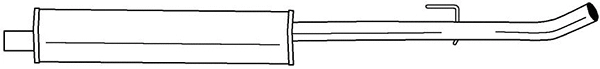 Centre Muffler (11421)