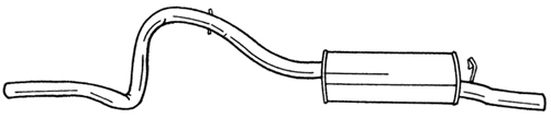 Rear Muffler (25617)