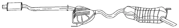 Rear Muffler (16661)