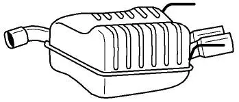 Rear Muffler (51617)