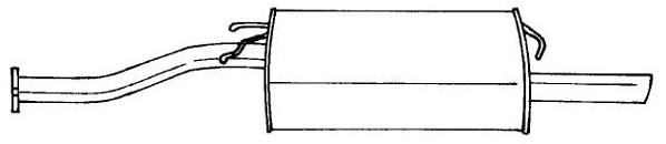 Rear Muffler (65651)