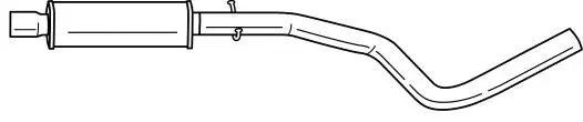 Centre Muffler (12497)