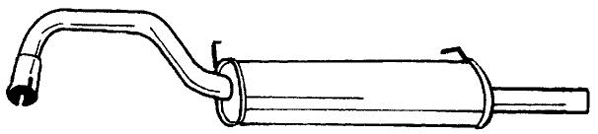 Rear Muffler (53614)