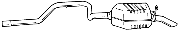 Rear Muffler (25674)