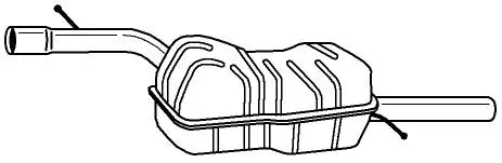 Centre Muffler (60449)