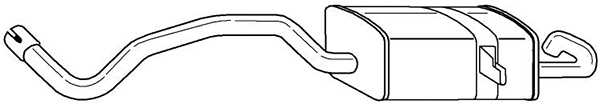 Rear Muffler (49611)