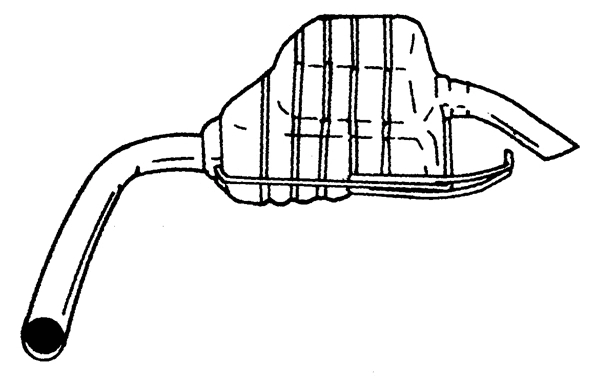 Rear Muffler (25677)