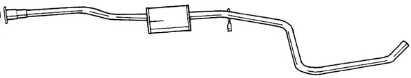Centre Muffler (25427)