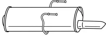 Rear Muffler (45698)