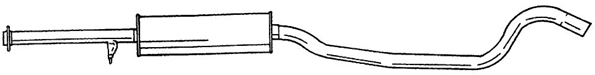 Centre Muffler (40434)