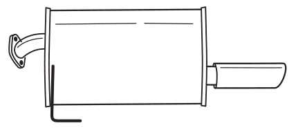 Rear Muffler (75625)