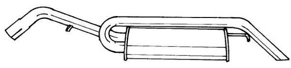 Rear Muffler (25612)