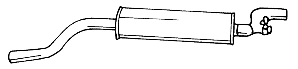 Rear Muffler (18618)