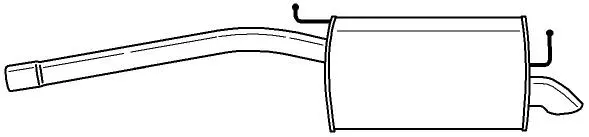 Rear Muffler (61620)