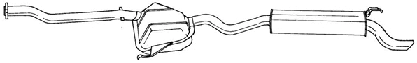 Rear Muffler (16627)