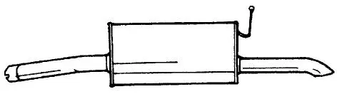 Rear Muffler (25623)