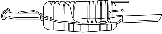 Rear Muffler (41614)