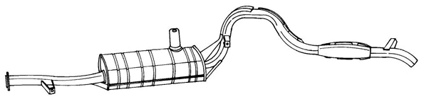 Rear Muffler (70605)