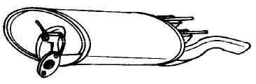 Rear Muffler (44615)