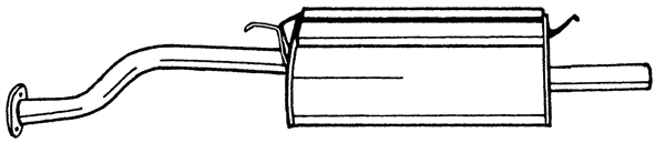 Rear Muffler (65606)
