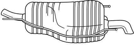 Rear Muffler (41617)