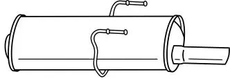 Rear Muffler (45662)