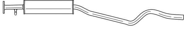 Centre Muffler (73401)