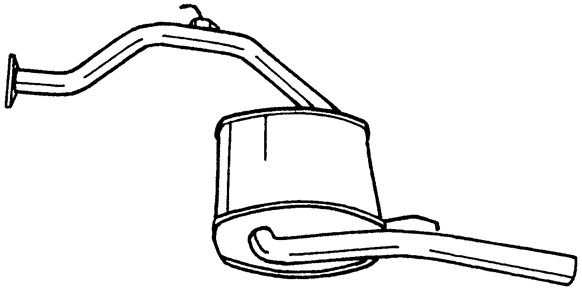Rear Muffler (23602)