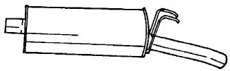 Rear Muffler (50668)