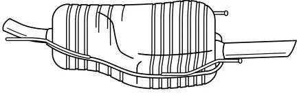 Rear Muffler (41604)