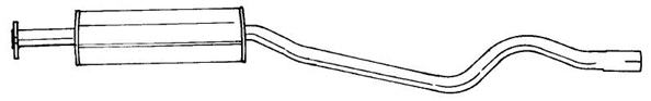 Centre Muffler (40408)