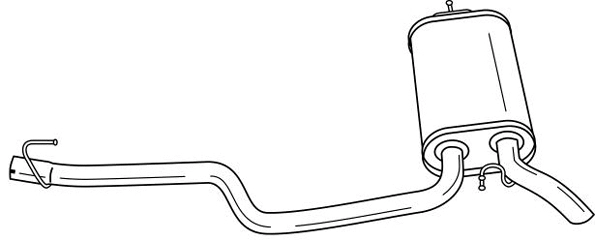 Rear Muffler (35633)